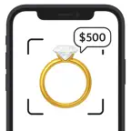 Jewelry Gem Identifier: AI iOS Icon