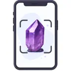 Rock Crystal Gem Identifier iOS Icon