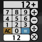Calculator with 12 button iOS Icon