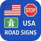 USA Road Signs & DMV Practice iOS Icon