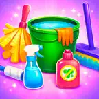 Home Cleanup - Games for Kids iOS Icon