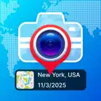GPS Map: Timestamp Camera iOS Icon