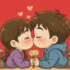 Love Stickers - Couple Pack iOS Icon