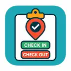 Smart Check in-out Icon