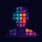 Mosaic Face Blur Photo Effect iOS Icon