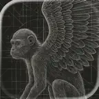 Flying monkey - IF iOS Icon