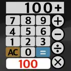 Calculator with 100 button iOS Icon