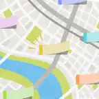 Sticky Map - メモに地図を紐付けて使える - iOS Icon