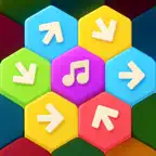 Hexa Block Away: Melody Puzzle iOS Icon