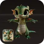 3D Model - AI Model Generator iOS Icon