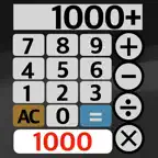 Calculator with 1000 button iOS Icon
