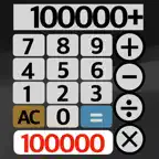 Calculator with 100000 button iOS Icon