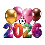 animated New Year 2026 iOS Icon