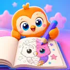 Toddler & Kids Coloring Games Icon