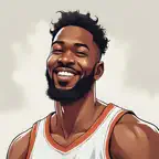 Basketball Agent Manager Star iOS Icon