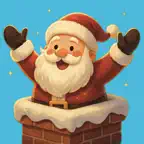 Christmas Stickers Santa Claus iOS Icon