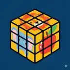 3D Photo Cube Puzzle iOS Icon