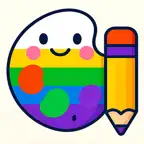Color Buddy: AI Coloring World iOS Icon