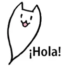 Spanish with Ghost Cats iOS Icon