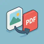 Photo to PDF: photo2PDF iOS Icon