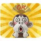 Monkey Winter Stickers iOS Icon