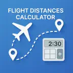 Flight Distances Calculator iOS Icon