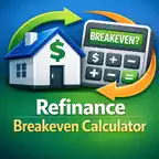 Refinance Breakeven Calculator iOS Icon