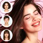 Hairstyle try on・Hair cut iOS Icon