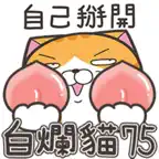 The Orange Cat Lan Lan Sticker iOS Icon