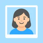 サクッと証明写真 - 履歴書・免許証サイズを即作成 iOS Icon