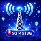 Cell Tower Locator 5G 4G LTE iOS Icon