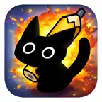 Black Cat Brushfight iOS Icon