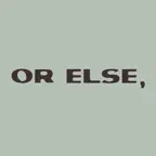 OR ELSE iOS Icon