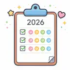 2026 Habit Tracker iOS Icon
