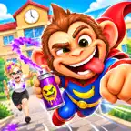 Monkey Student: School Prank iOS Icon
