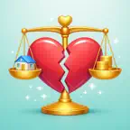 Breakup Fair - Divorce Split iOS Icon