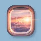 Seat36A: Airplane Window Photo Icon