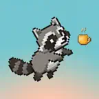 Coffee Raccoon iOS Icon