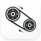 Pulley and Belt Calculator iOS Icon