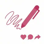 つぶやきメモ - SNS風日記・メモ｜推し活にも iOS Icon