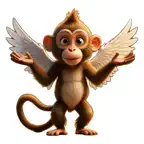 flying monkeys stickers iOS Icon