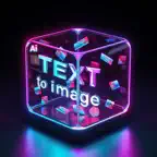 Text to Photo Generator AI iOS Icon