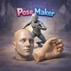 Pose Maker: 3D Art Reference iOS Icon
