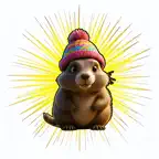 Groundhog Day Stickers * iOS Icon