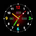 Digital Neon Night Clock icon