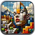 ArtFall: Block Puzzle Reveal iOS Icon