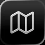 Map Poster: Travel Footprints iOS Icon