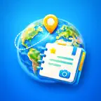 VoyageLog: Travel Journal Icon