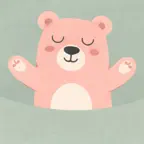 Bear Hug: Gentle Check-In iOS Icon