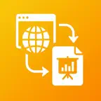 Web to PPT (Editable) - Mobile iOS Icon
